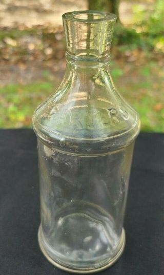 Vintage Clear Glass Carter 