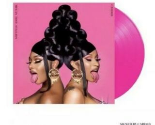 Cardi B Wap Limited Edition Signed Vinyl ”pink”