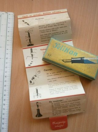 Pelikan Vintage Paper Box Case For Fountain Pen Inks Cartridges Pencil,  Usage