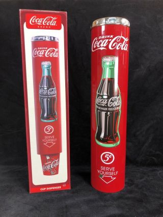 Coca Cola - Coke Brand Cup Dispenser With Cups