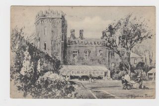 Old Card Of Heysham Tower Morecambe 1919 Lancashire