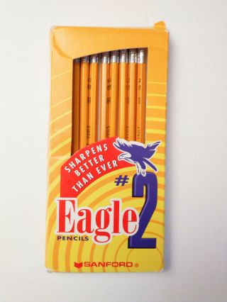 Vintage Sanford Eagle No.  2 Pencils In Packaging - Quantity Of 10,  22424