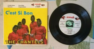 The Chantels 7 " Ep W Ps C 