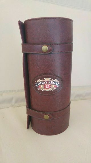 Chivas Regal 12 Years Old Leather Case Empty No Alcohol