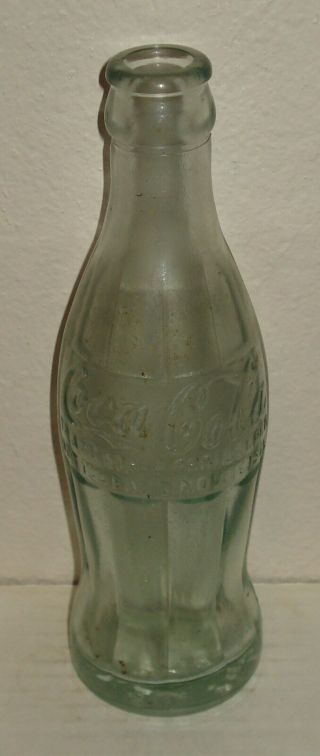 1915 Coca - Cola Coke " S " Bottle - Palestine,  Tx