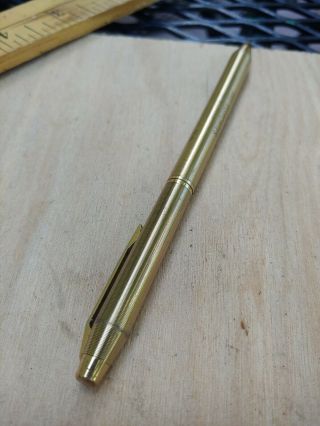 Vintage Chromatic gold Ballpoint Pen With Box 3