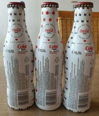 Coca Cola alu bottles from Finland.  Marc jacobs Designer.  Empty bottle 2