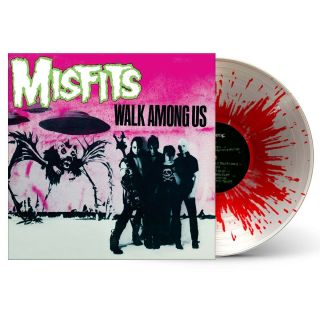 The Misfits Walk Among Us 180g Clear Red Splatter Vinyl Lp Eu Only 300 Made