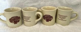 (4) Jack Daniels - Tennessee Mud - Stoneware Recipe Coffee Mug -