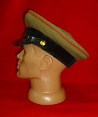 1960 ' s Russian Soviet Army Officer Uniform Cap Hat Brass Cockade USSR Size 57 3