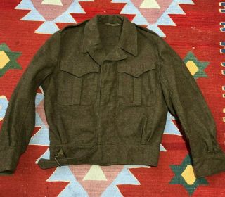 Vintage Canadian Army Ike Jacket Size 5 Women 