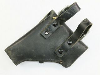 Italian Police Leather Pistol Holster Small E1201 2