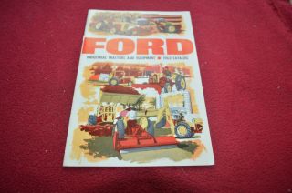 Ford Tractor Industrial Equipment Buyers Guide For1962 Dealer 