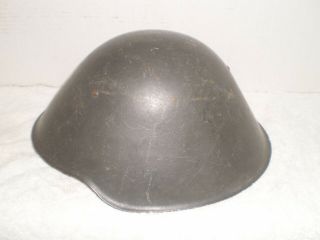 East German Ddr M56 Helmet With Ww2 Type Liner,  Stamped Ii 57 64