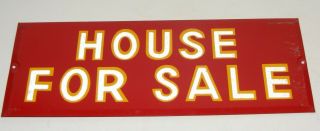 House Sign Vintage Metal Authentic 1940 