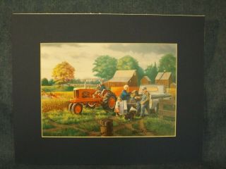 Allis - Chalmers Tractor Art By Charles Freitag - Grandpa 