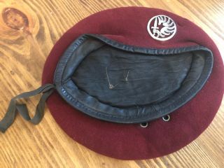 French Airborne Tap Red Beret Army Parachutist Military