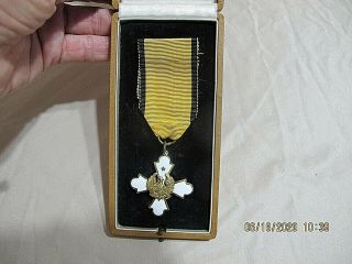 Greece Greek Order Of Phoenix Below Commander Badge Cross Medal 1947 - 1960
