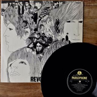 The Beatles Revolver (parlophone Pmc 7009) 1965 Uk Vinyl Kt Tax Stamp
