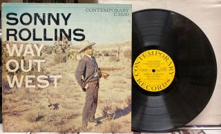 Sonny Rollins - Way Out West - Contemporary C3530 Mono Lp First Press