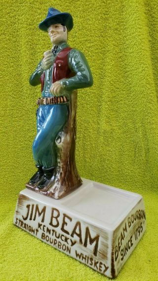 Jim Beam American Cowboy Back Bar Piece With Red Vest - 2