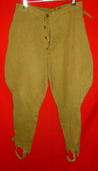 1968 Russian Soviet Army Soldier Uniform Cotton Breeches For Gimnasterka Ussr