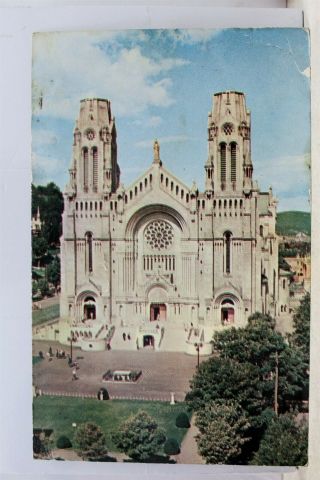 Canada Quebec Ste Anne De Beaupre Basilica Redemptorist Fathers Postcard Old Pc