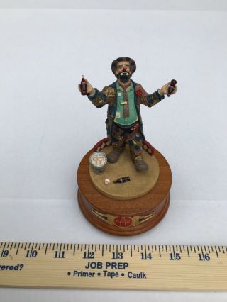 Coca - Cola Emmett Kelly " Refreshes You Best " 1995 Musical Figurine