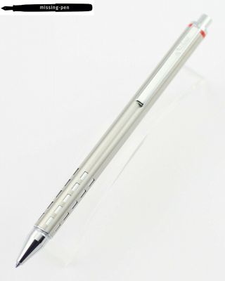 Rare Rotring Jazz Rollerball In Stainless Steel From The 2000s / No.  R 502 719 1