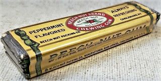 C1937 Vint Package Of Beech - Nut Peppermint Chewing Gum Five Sticks Nr