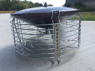 Vintage Metal Fan C - Breeze Made By Commander Manufacturing