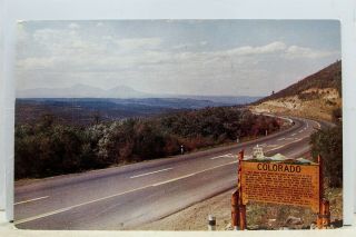 Colorado Co Raton Pass Spanish Peaks Postcard Old Vintage Card View Standard Pc