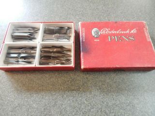 Vintage Variety Box Of R.  Esterbrook Pen Nibs 100 Each