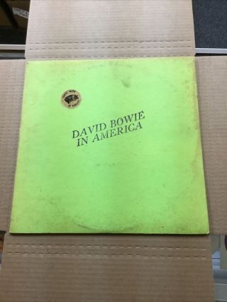 David Bowie In America Red Vinyl Rare Lp Trade Mark Of Quality