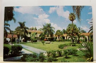 Florida Fl St Petersburg El Rancho Motor Lodge Postcard Old Vintage Card View Pc
