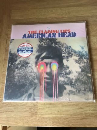 The Flaming Lips - American Head 2xlp - Tricolour Vinyl Lp Plus Signed Print