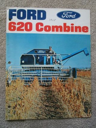 Adv Brochure For Ford Self Propelled Combine,  620,