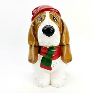 Pioneer Woman Christmas Dog Cookie Jar