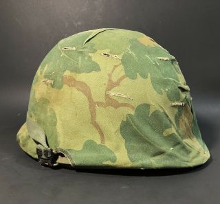 Vietnam M1 Military Army Helmet Complete Set.