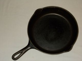 Vintage Wagner Ware Cast Iron 8 Skillet With 2 Pouring Spouts 1058