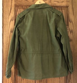 Vintage US Army Military OD - 107 Women’s WAC WAAC Field Coat Uniform Jacket 14R 2