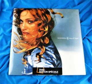 Madonna Ray Of Light Blue 12  Vinyl Lp Fnac Promo Hype Limited Record