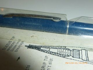 Vintage Sheaffer Fineline Mechanical Pencil - Blue - Takes 0.  9mm Leads