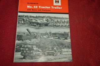 International Harvester 52 Tractor Trailer Wagon Dealers Brochure Tbpa
