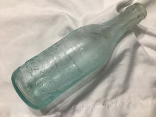 Coca - Cola 1905 - 1915 Root Straight - Side Low Bottom Label Savannah Ga Bottle