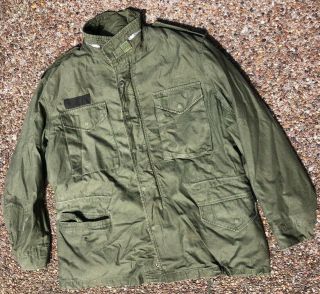 1967 Vintage Vietnam Era M - 65 Us Army Field Coat Jacket Usa Large Regular