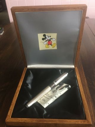 Walt Disney Limited Edition Colibri Mickey Mouse Fountain Pen 1466 Of 1928