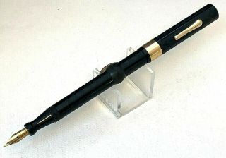 Antique Conklin Crescent Filler Hard Rubber Fountain Pen,  20´s,  Usa (ar3284)