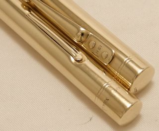 VINTAGE 1920/30 ' S SWAN MABIE TODD 15CT SOLID GOLD FULLY COVERED FOUNTAIN PEN 3