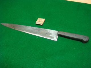 Vintage Napoleon Hand Forged Chefs Knife From Eduardo Restaurant Chef
